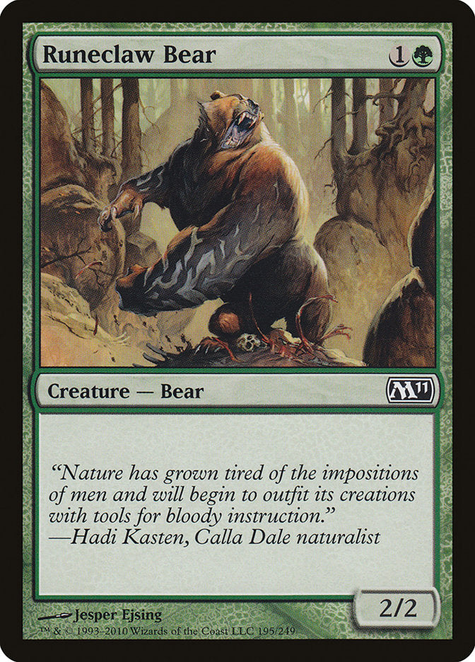 Runeclaw Bear [Magic 2011] | Chromatic Games