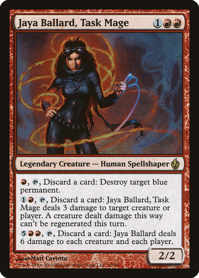 Jaya Ballard, Task Mage [Premium Deck Series: Fire and Lightning] | Chromatic Games