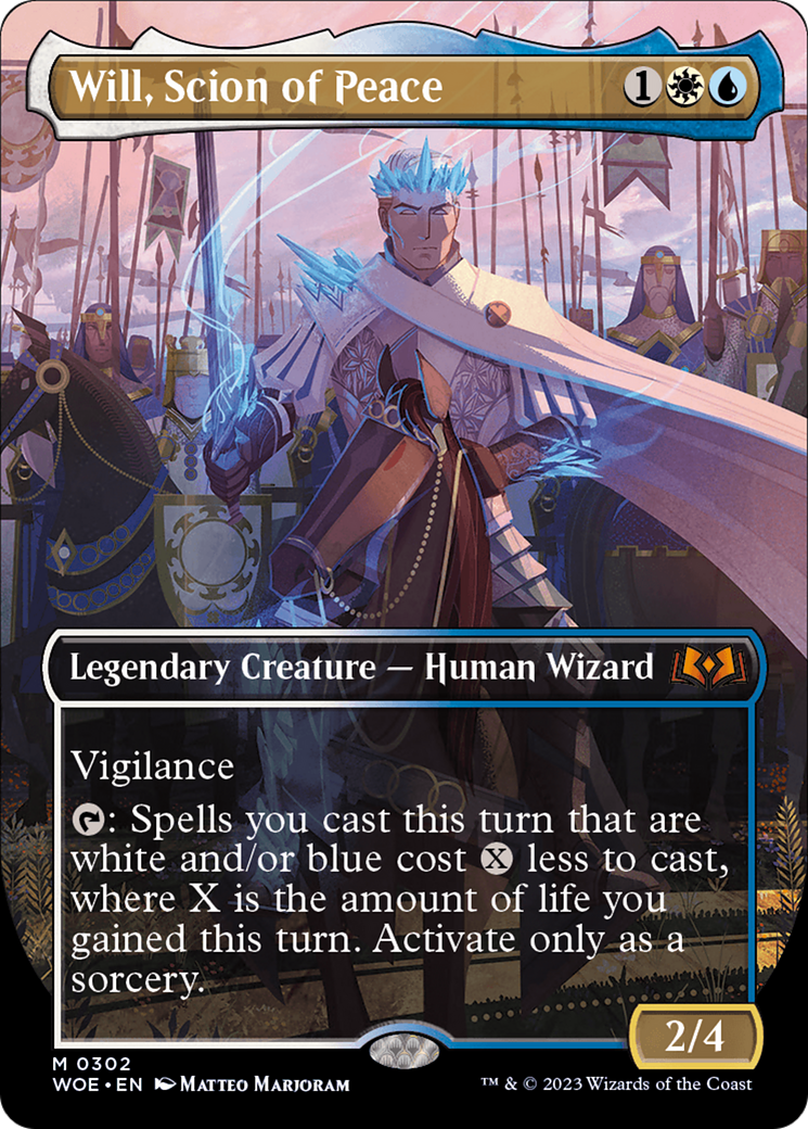 Will, Scion of Peace (Borderless Alternate Art) [Wilds of Eldraine] | Chromatic Games