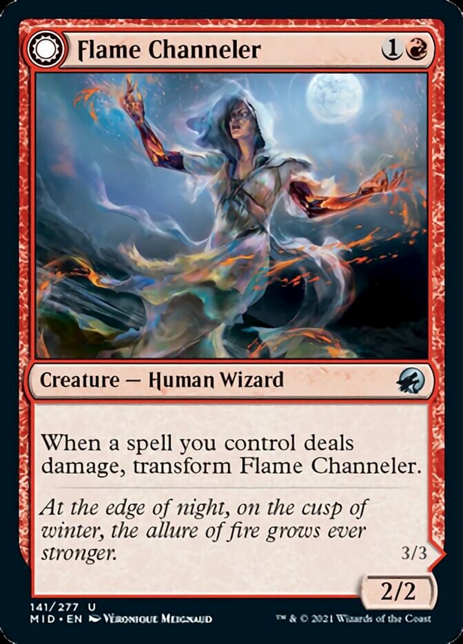 Flame Channeler // Embodiment of Flame [Innistrad: Midnight Hunt] | Chromatic Games