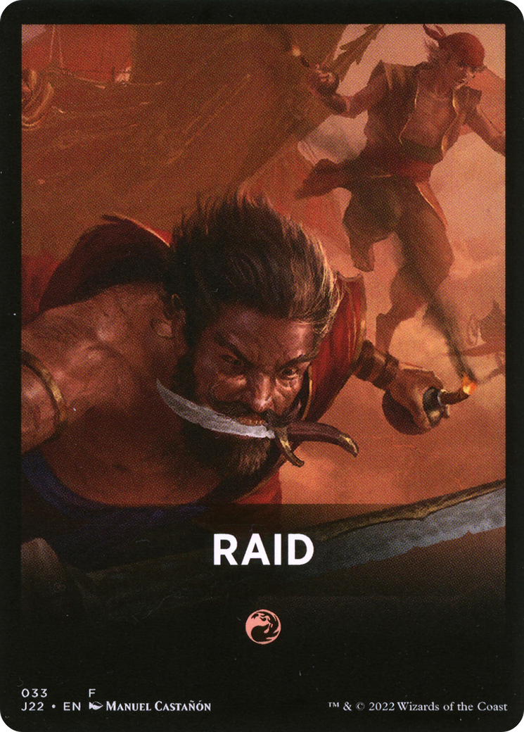 Raid Theme Card [Jumpstart 2022 Front Cards] | Chromatic Games