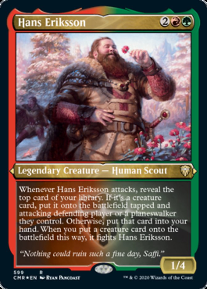 Hans Eriksson (Etched) [Commander Legends] | Chromatic Games