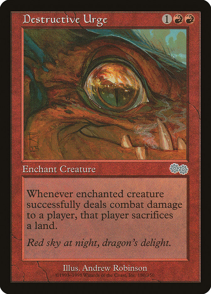 Destructive Urge [Urza's Saga] | Chromatic Games