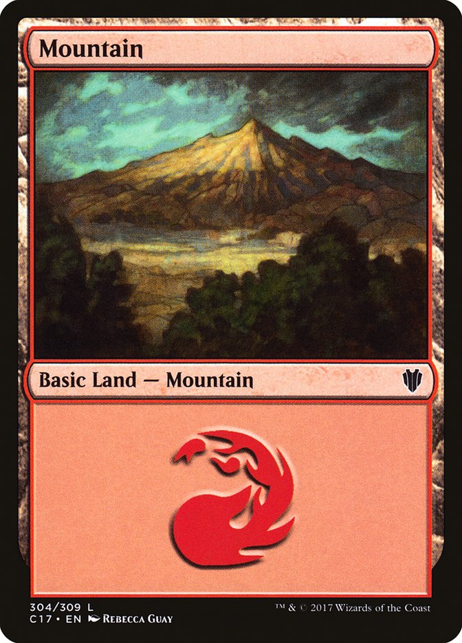 Mountain (304) [Commander 2017] | Chromatic Games