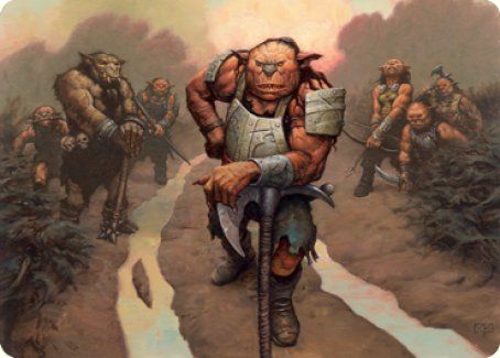 Hobgoblin Bandit Lord Art Card [Dungeons & Dragons: Adventures in the Forgotten Realms Art Series] | Chromatic Games