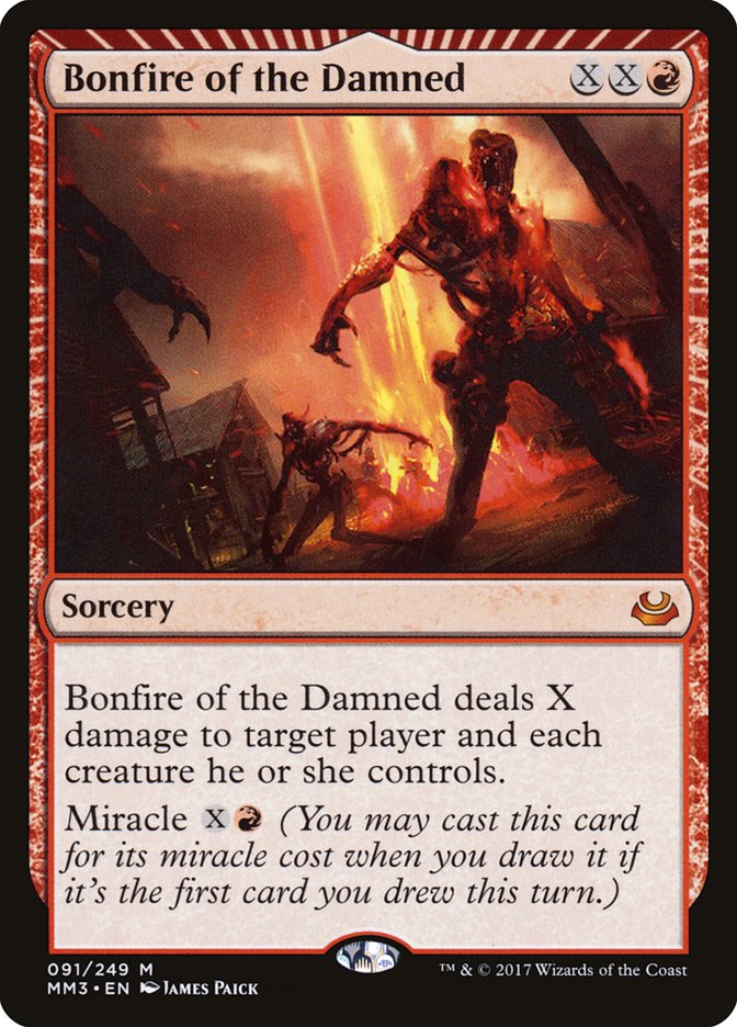 Bonfire of the Damned [Modern Masters 2017] | Chromatic Games