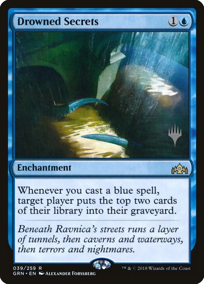 Drowned Secrets (Promo Pack) [Guilds of Ravnica Promos] | Chromatic Games