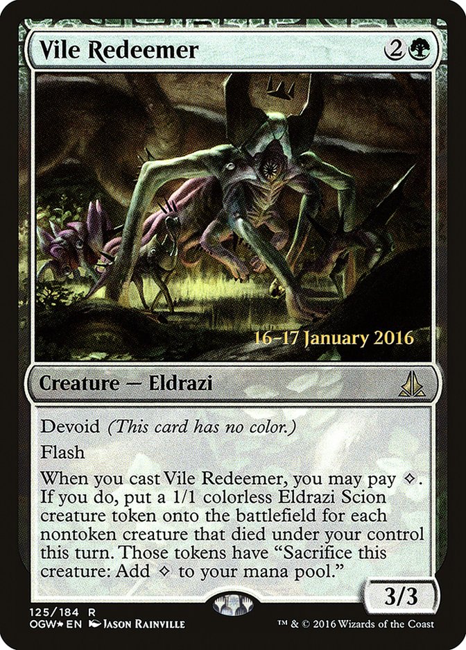 Vile Redeemer [Oath of the Gatewatch Prerelease Promos] | Chromatic Games