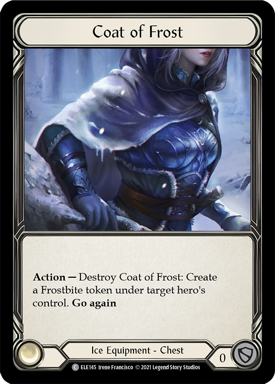 Coat of Frost [ELE145] (Tales of Aria)  1st Edition Cold Foil | Chromatic Games