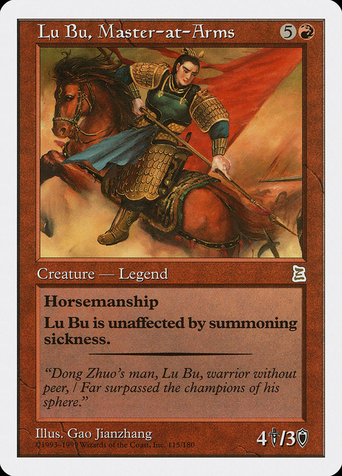 Lu Bu, Master-at-Arms [Portal Three Kingdoms] | Chromatic Games