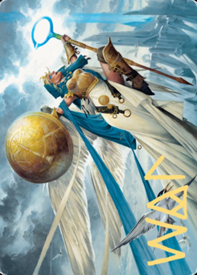 Linvala, Shield of Sea Gate Art Card (Gold-Stamped Signature) [Zendikar Rising Art Series] | Chromatic Games