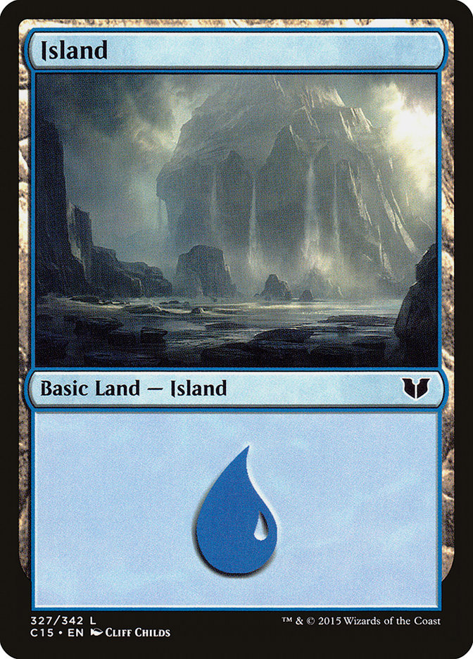 Island (327) [Commander 2015] | Chromatic Games