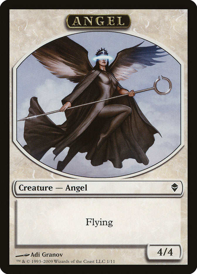 Angel Token [Zendikar Tokens] | Chromatic Games