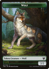 Satyr // Wolf Double-Sided Token [Theros Beyond Death Tokens] | Chromatic Games