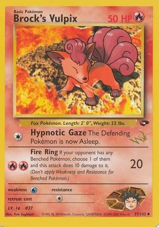 Brocks Vulpix (W Stamped Promo) [Wizards Black Star Promos] | Chromatic Games