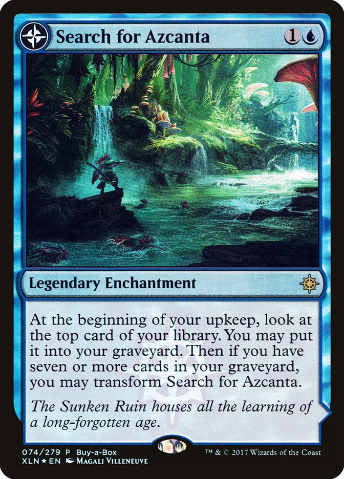 Search for Azcanta // Azcanta, the Sunken Ruin (Buy-A-Box) [Ixalan Treasure Chest] | Chromatic Games