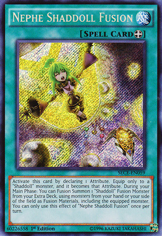 Nephe Shaddoll Fusion [SECE-EN059] Secret Rare | Chromatic Games