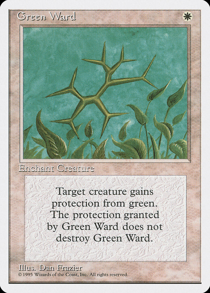 Green Ward [Fourth Edition] | Chromatic Games