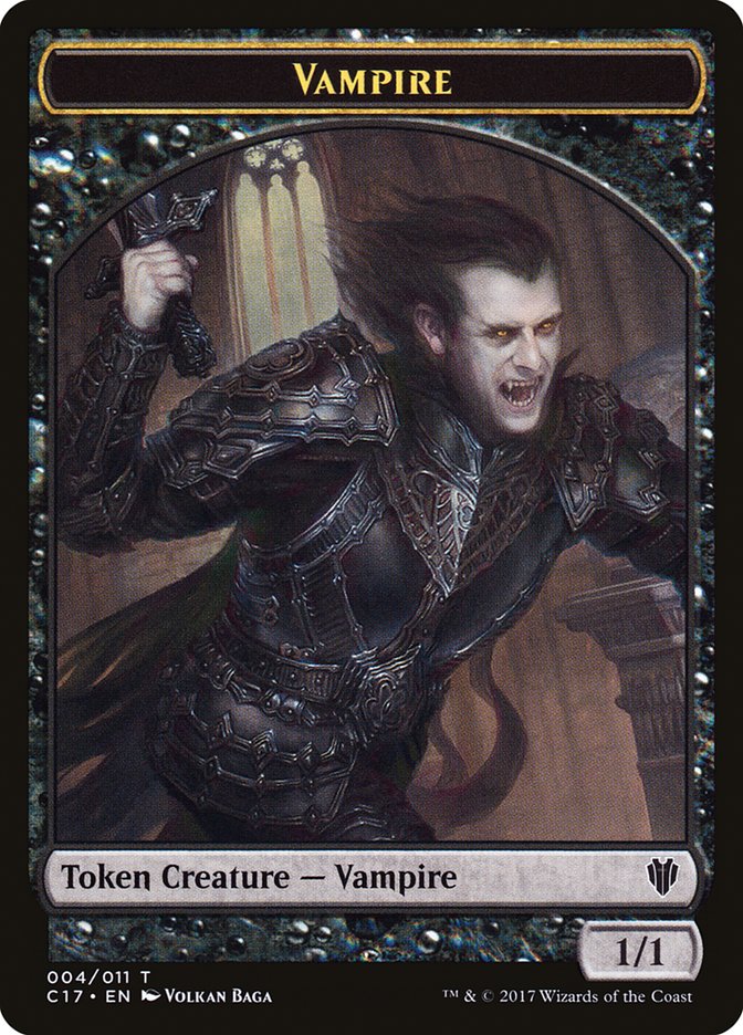 Eldrazi Spawn // Vampire Double-Sided Token [Commander 2017 Tokens] | Chromatic Games