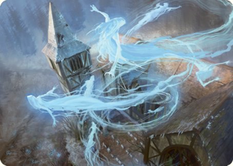 Hallowed Haunting Art Card [Innistrad: Crimson Vow Art Series] | Chromatic Games