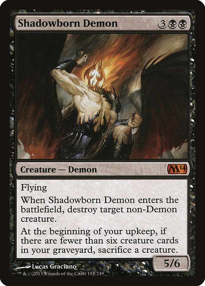 Shadowborn Demon [Magic 2014] | Chromatic Games