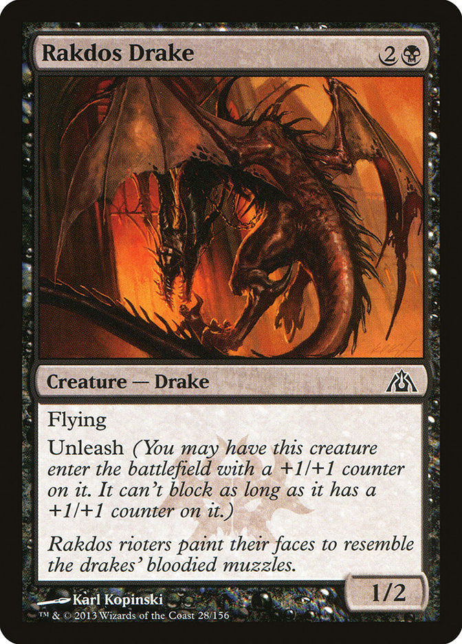 Rakdos Drake [Dragon's Maze] | Chromatic Games