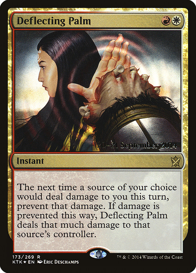 Deflecting Palm [Khans of Tarkir Prerelease Promos] | Chromatic Games