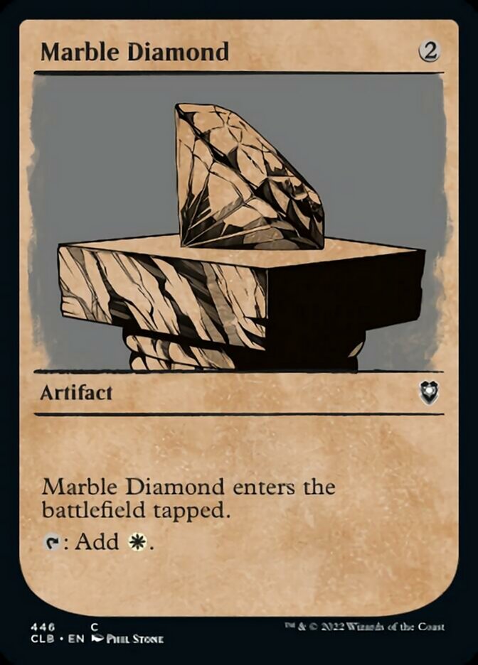 Marble Diamond (Showcase) [Commander Legends: Battle for Baldur's Gate] | Chromatic Games