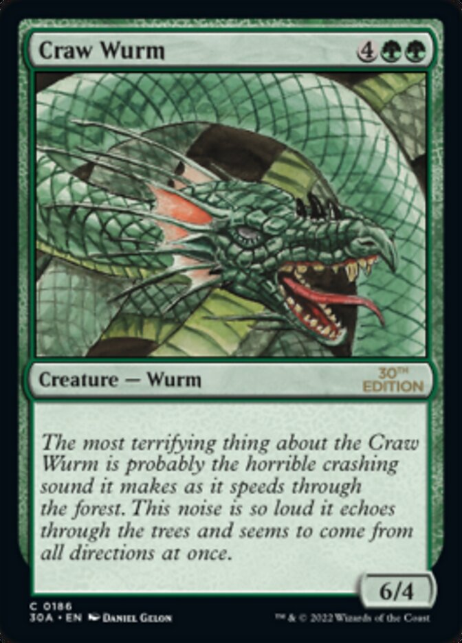 Craw Wurm [30th Anniversary Edition] | Chromatic Games