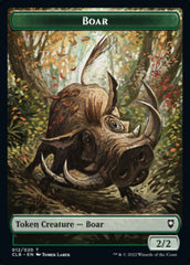 Treasure // Boar Double-Sided Token [Commander Legends: Battle for Baldur's Gate Tokens] | Chromatic Games