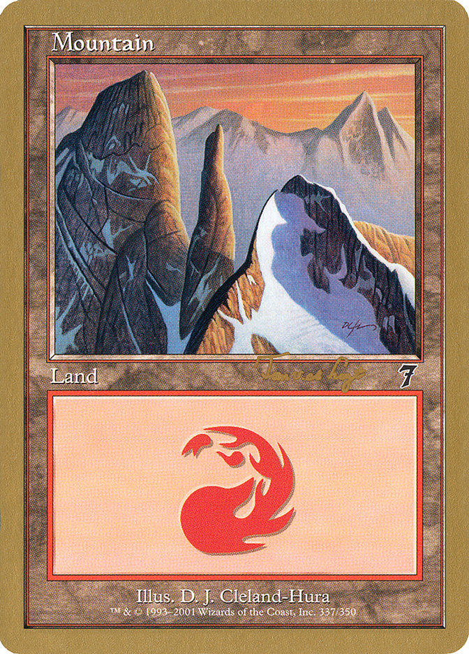 Mountain (337) (Tom van de Logt) [World Championship Decks 2001] | Chromatic Games