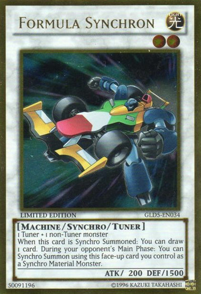 Formula Synchron [GLD5-EN034] Gold Rare | Chromatic Games