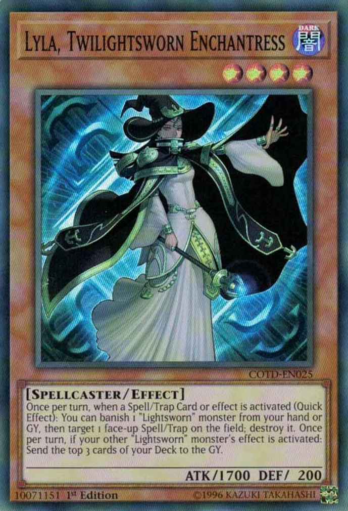 Lyla, Twilightsworn Enchantress [COTD-EN025] Super Rare | Chromatic Games