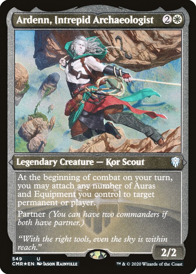 Ardenn, Intrepid Archaeologist (Etched) [Commander Legends] | Chromatic Games