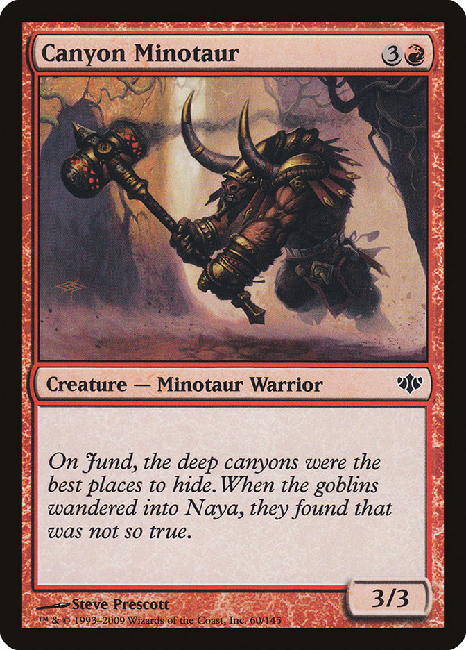 Canyon Minotaur [Conflux] | Chromatic Games