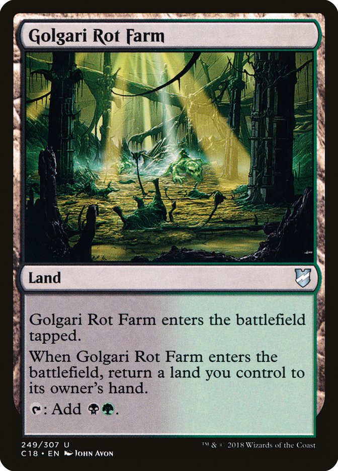 Golgari Rot Farm [Commander 2018] | Chromatic Games