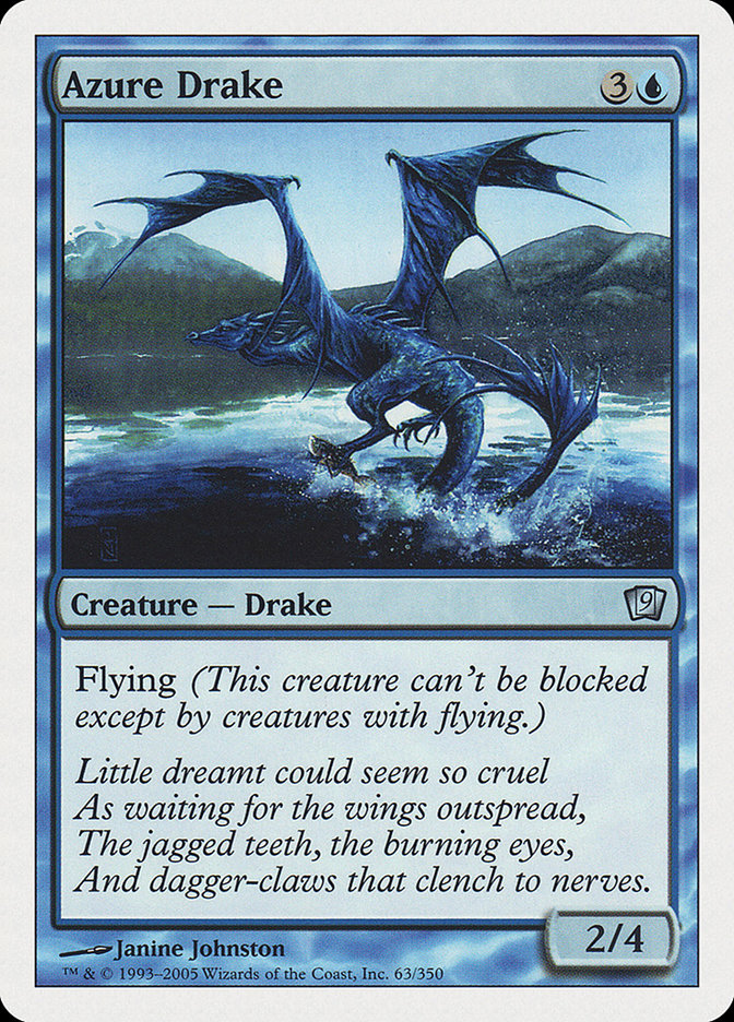 Azure Drake [Ninth Edition] | Chromatic Games