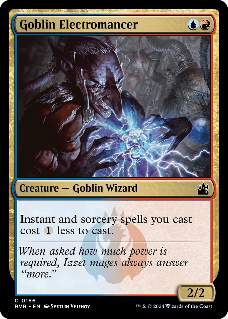 Goblin Electromancer [Ravnica Remastered] | Chromatic Games