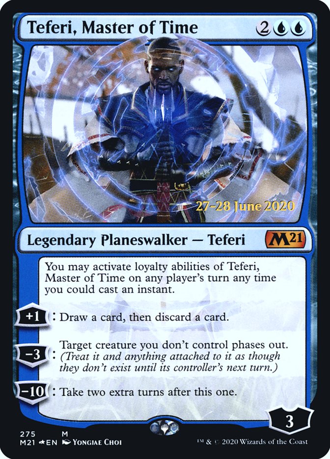 Teferi, Master of Time [Core Set 2021 Prerelease Promos] | Chromatic Games