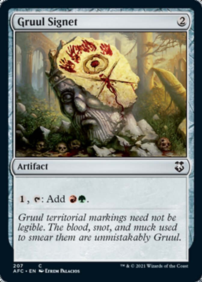 Gruul Signet [Dungeons & Dragons: Adventures in the Forgotten Realms Commander] | Chromatic Games