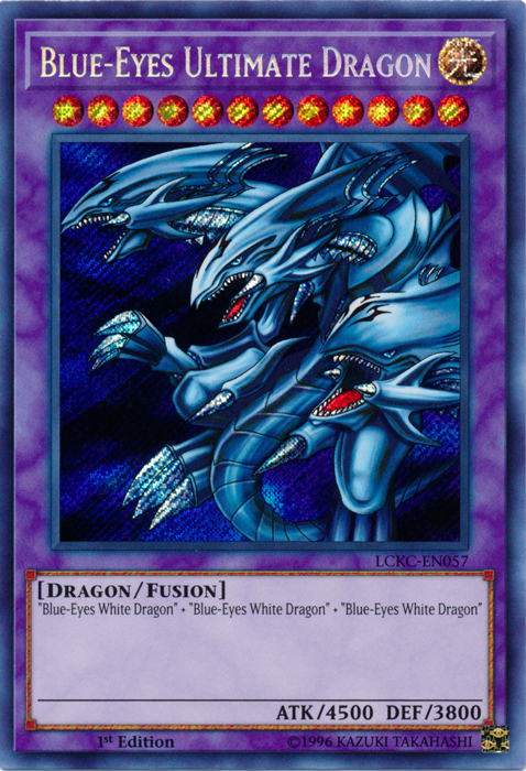 Blue-Eyes Ultimate Dragon [LCKC-EN057] Secret Rare | Chromatic Games