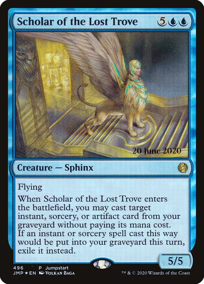 Scholar of the Lost Trove (Prerelease) [Jumpstart] | Chromatic Games