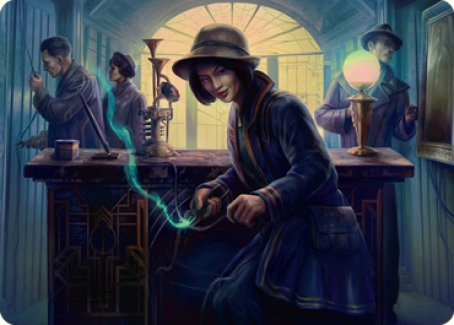 Wiretapping Art Card [Streets of New Capenna Art Series] | Chromatic Games