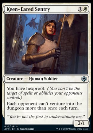 Keen-Eared Sentry [Dungeons & Dragons: Adventures in the Forgotten Realms] | Chromatic Games