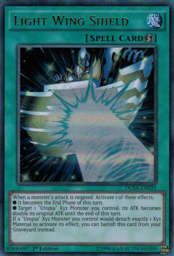 Light Wing Shield [DUSA-EN039] Ultra Rare | Chromatic Games