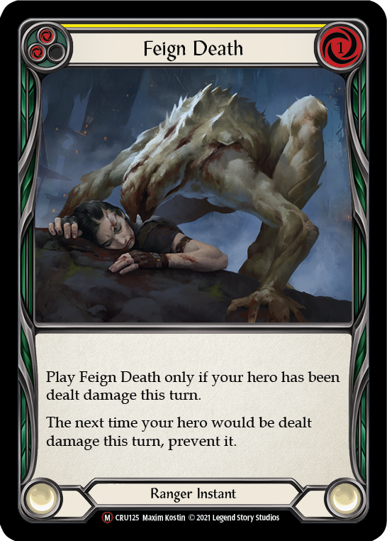 Feign Death [U-CRU125] (Crucible of War Unlimited)  Unlimited Rainbow Foil | Chromatic Games