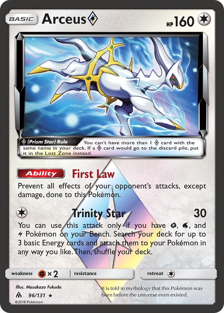 Arceus (Prism Star) [Forbidden Light] | Chromatic Games