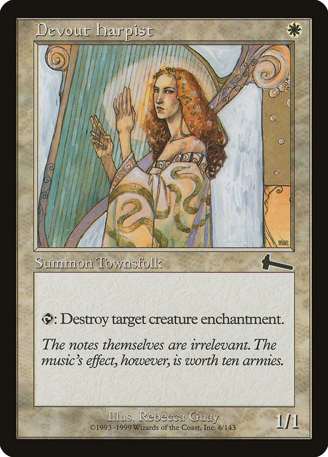 Devout Harpist [Urza's Legacy] | Chromatic Games