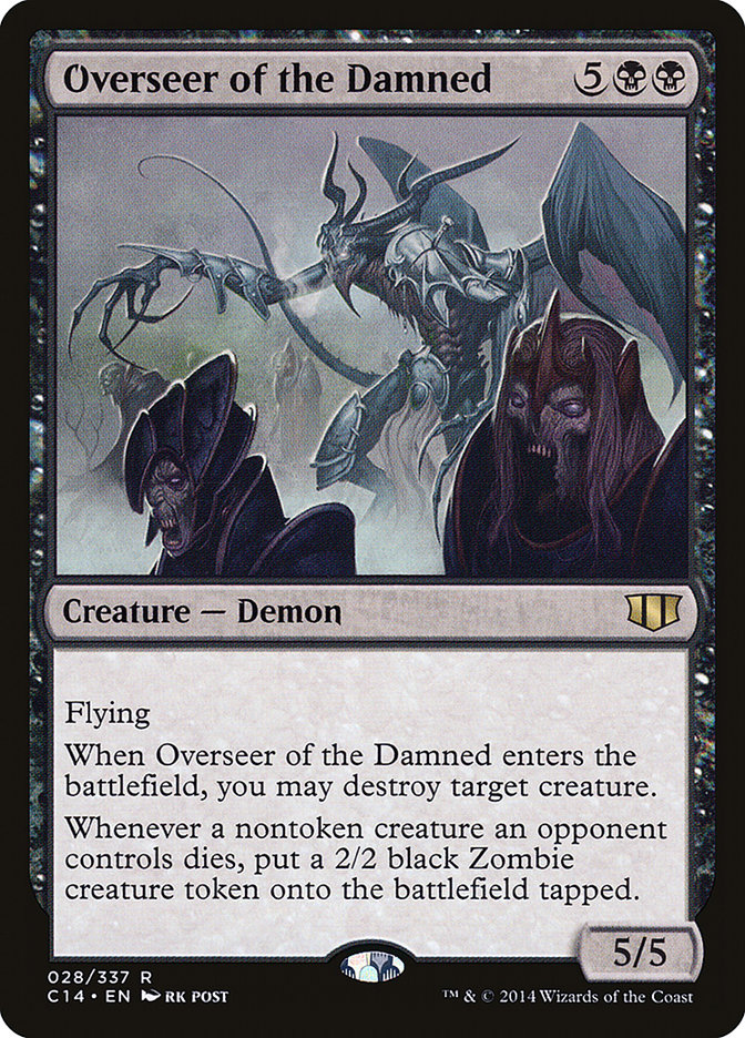 Overseer of the Damned [Commander 2014] | Chromatic Games