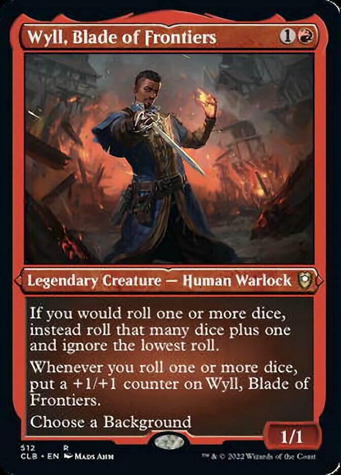 Wyll, Blade of Frontiers (Foil Etched) [Commander Legends: Battle for Baldur's Gate] | Chromatic Games